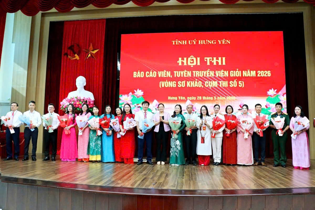 Phường Vũ Phúc: Thí sinh của Đảng uỷ phường giành giải nhất Vòng sơ khảo Hội thi báo cáo viên, tuyên truyền viên giỏi tỉnh Hưng Yên - Cụm thi số 5