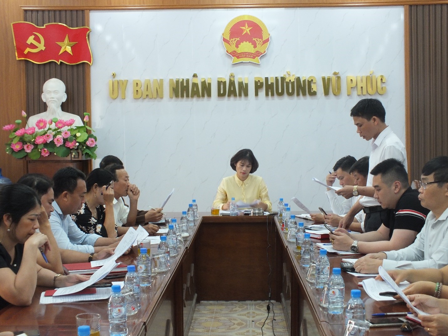 phường Vũ Phúc tổ chức Hội nghị triển khai công tác tổ chức Lễ hội truyền thống Di tích lịch sử cấp tỉnh Đền Sáo năm 2026
