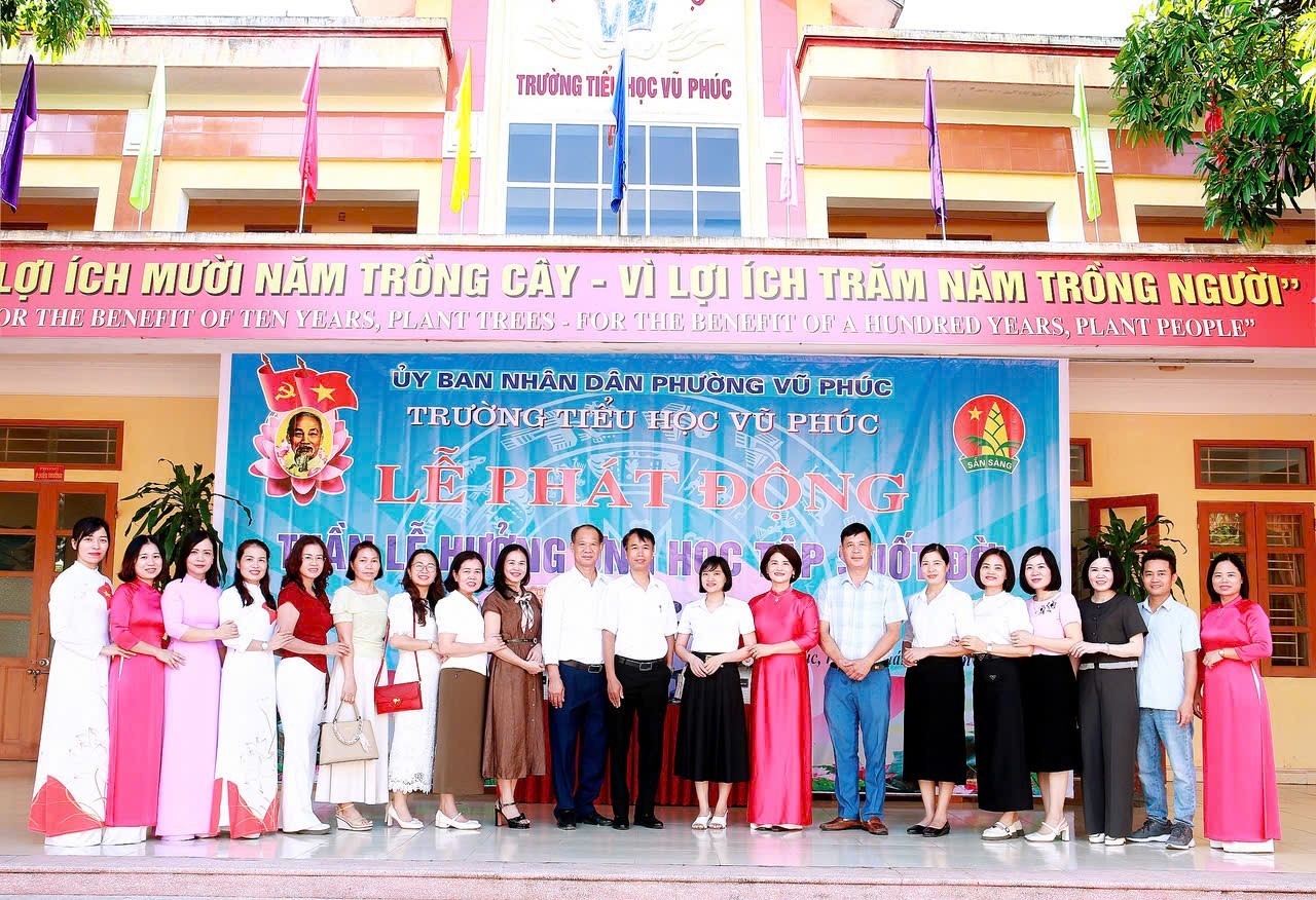Trường Tiểu học Vũ Phúc hưởng ứng tuần lễ học tập suốt đời năm 2025