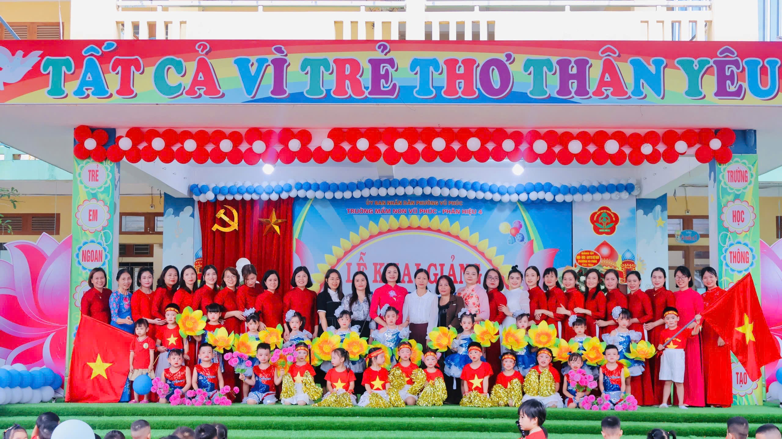Trường Mầm non Vũ Phúc tưng bừng khai giảng năm học 2026 - 2027