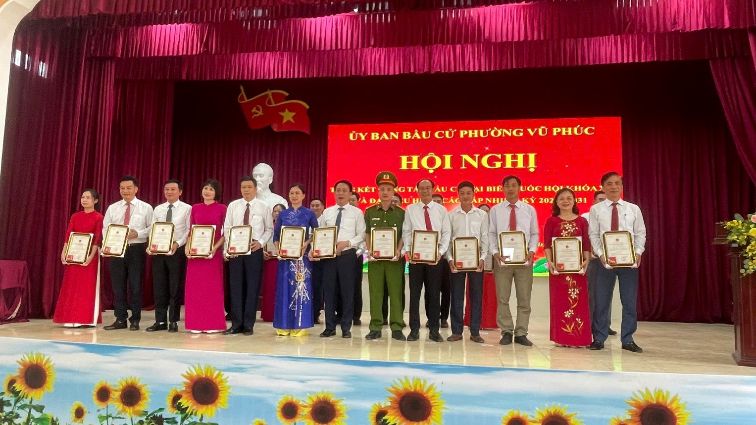 Phường Vũ Phúc tổ chức Hội nghị tổng kết công tác bầu cử đại biểu Quốc hội khóa XVI và đại biểu HĐND các cấp nhiệm kỳ 2026 – 2031
