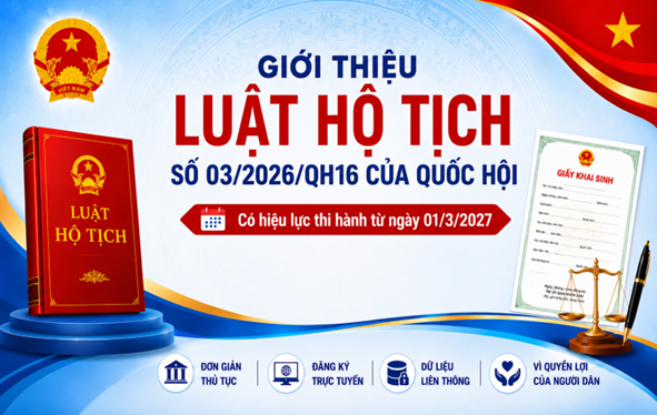 Giới thiệu một số nội dung cơ bản của Luật Hộ tịch số 03/2026/QH16