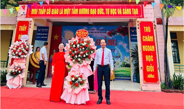 Vũ Phúc khai giảng năm học đầu tiên sau sắp xếp trường học